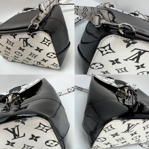 LOUIS VUITTON Hot Springs Backpack White Monogram and Patent Leather main image 15